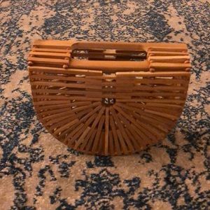 Wooden Amerii purse